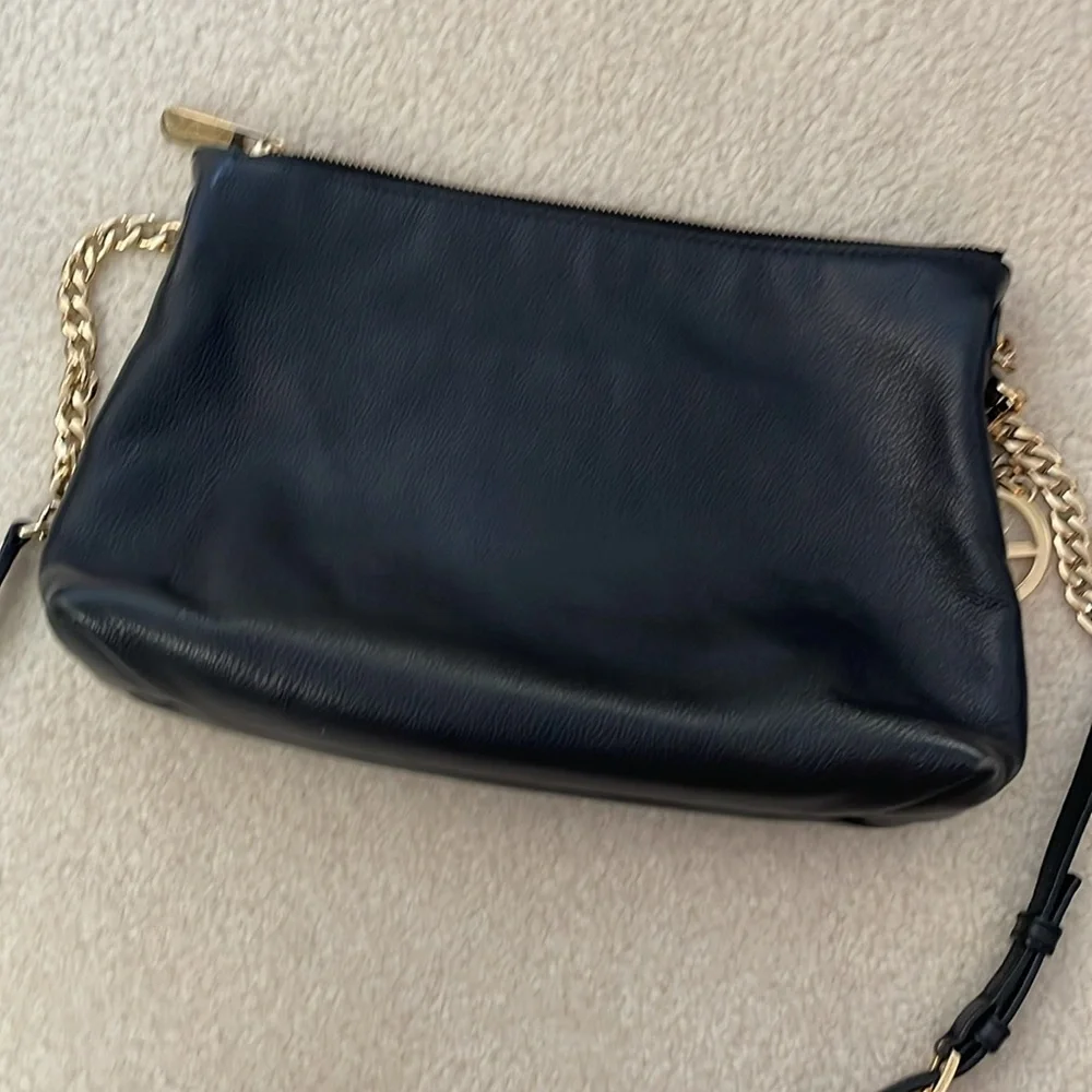Michael Kors Black and Gold Crossbody Bag
